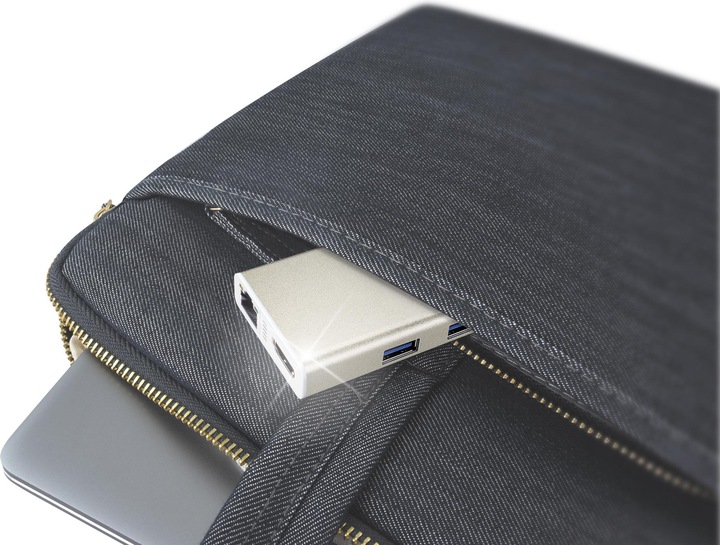 Actual product image j5Create USB 3.0 Type-C Multi Adapter (USB-C, 3 Ports)