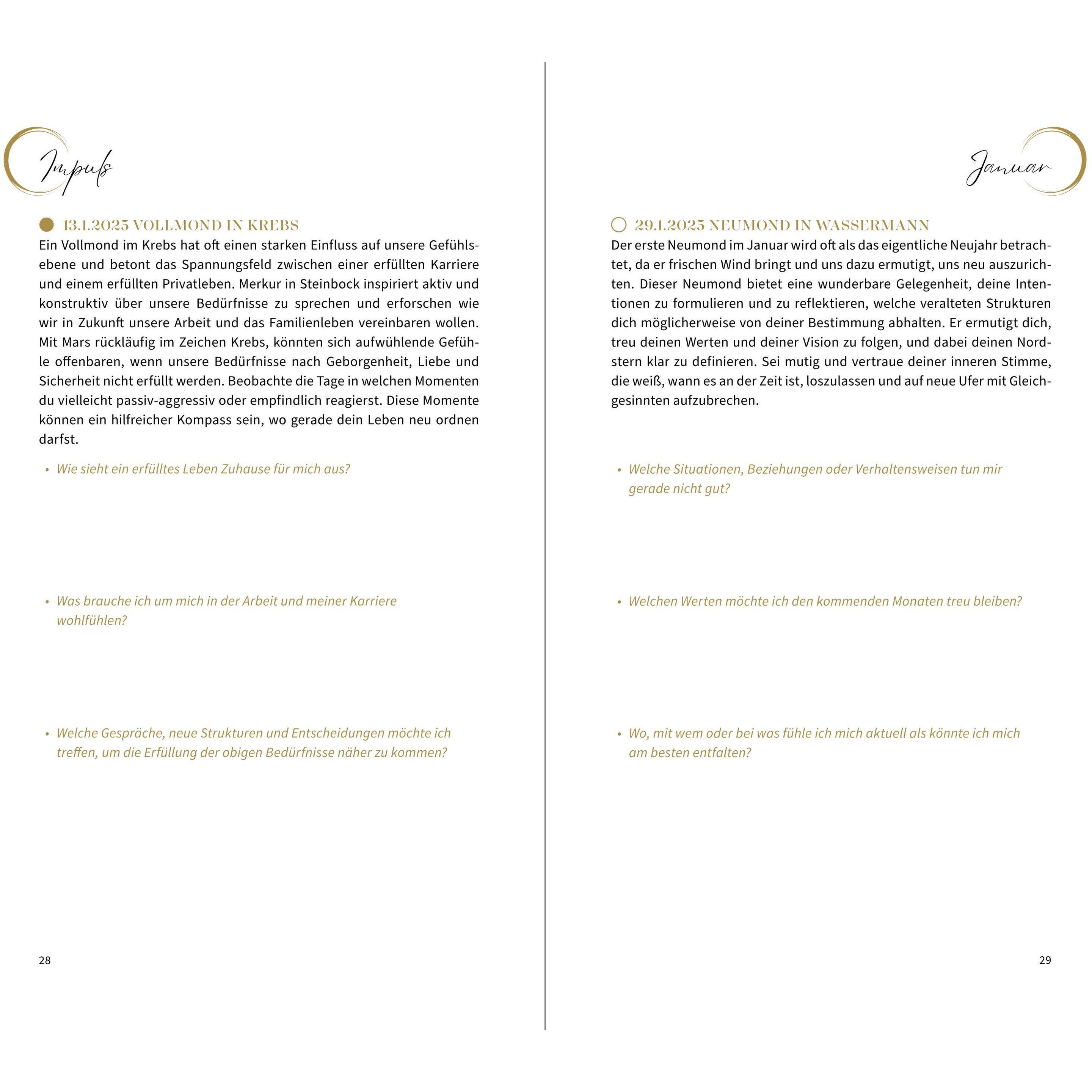 Thumbnail - GU, Kalender, Bloom with the Moon 2025 (Harter Einband, Deutsch)