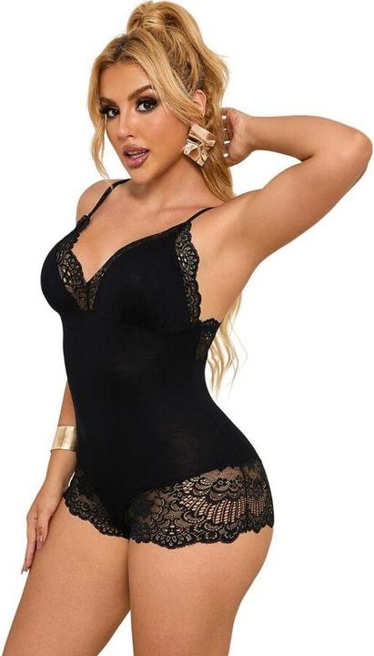 Actual product image Queen Lingerie Lace Sexy Teddy L/Xl (L, XL)