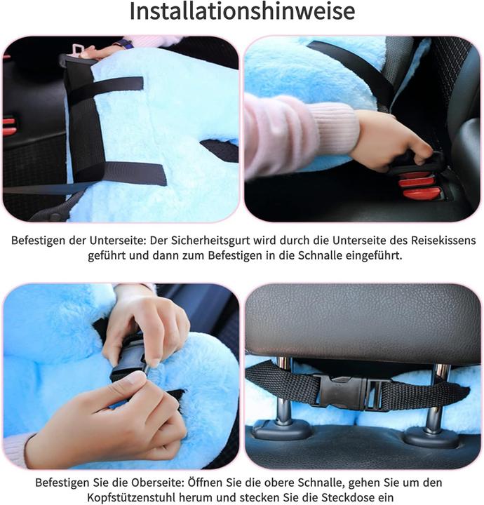 Immagine prodotto Fhsggp Reisekissen für Kinder (Cuscino per testa e collo)
