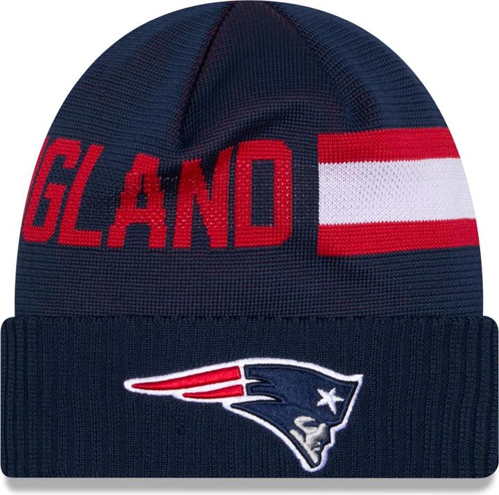Actual product image New Era NFL Sideline Tech Knit Hat - New England Patriots