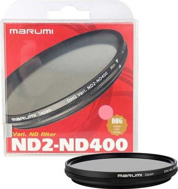 Produktbild Marumi ND2-ND400-Serie Variabel DHG (62 mm, ND- / Graufilter, 4 mm)