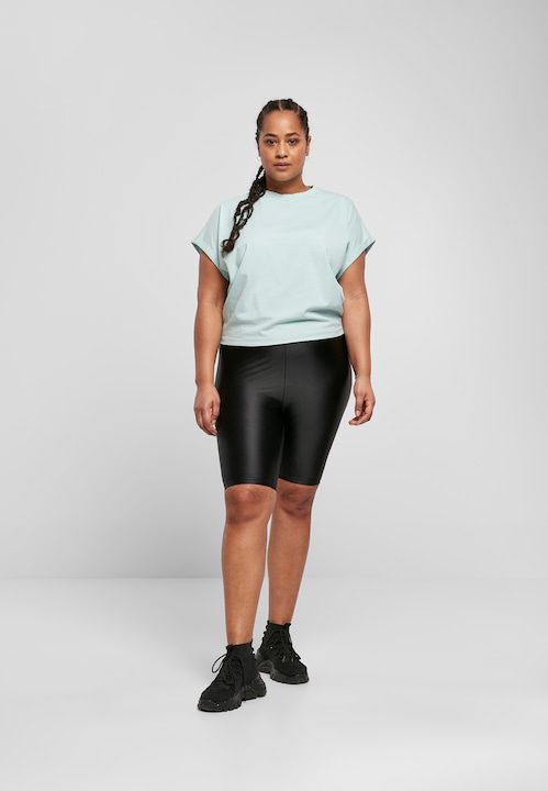 Actual product image Urban Classics Ladies Highwaist Shiny Metallic Cycle Shorts (M)