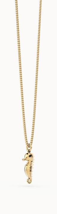 Immagine prodotto Metalmorphose Collana con cavallo marino (Ottone, Oro 18 carati, 43 cm)