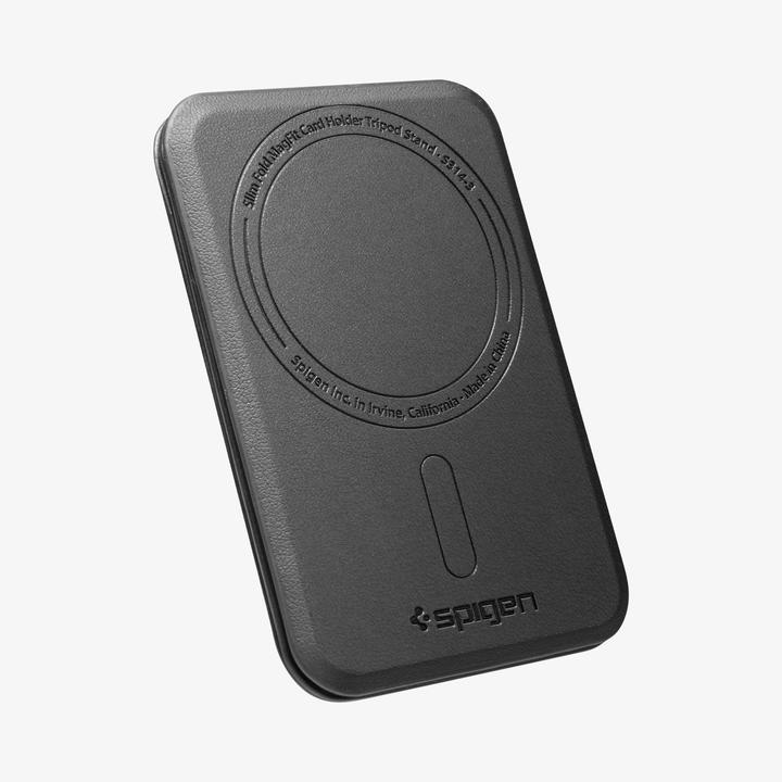 Actual product image Spigen Slim Fold (Mag Fit) | S314-3 MagSafe Card Holder Black
