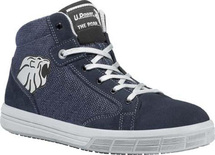 Produktbild U-Power Sicherheitsstiefel Caravan Grösse 44 blau S1P SRC EN ISO 20345 Veloursleder / Textilmaterial (S1P, 44)