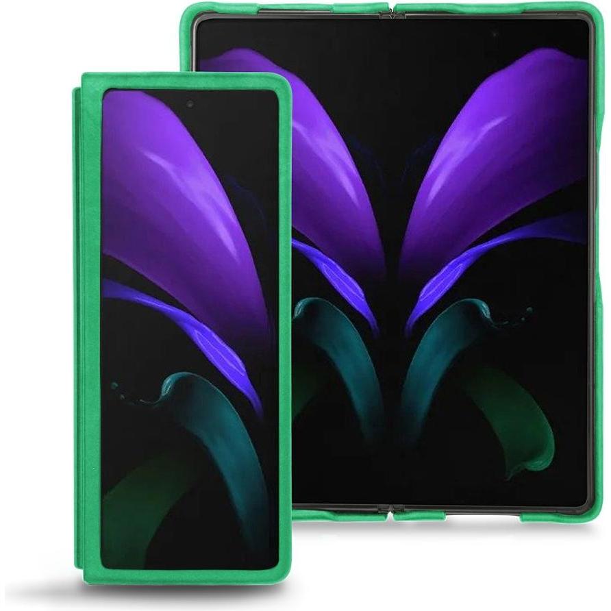 Thumbnail - Noreve Lederschutzhülle (Samsung Galaxy Z Fold2), Smartphone Hülle, Grün