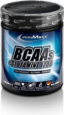 Immagine prodotto IronMaxx BCAA e glutammina 1200 (1 Pezzo/i, Pillole, 357 g)