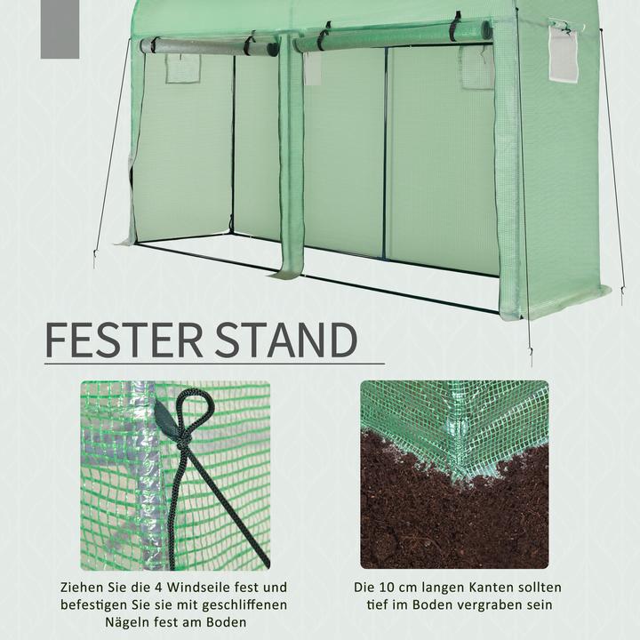 Produktbild Outsunny Foliengewächshaus