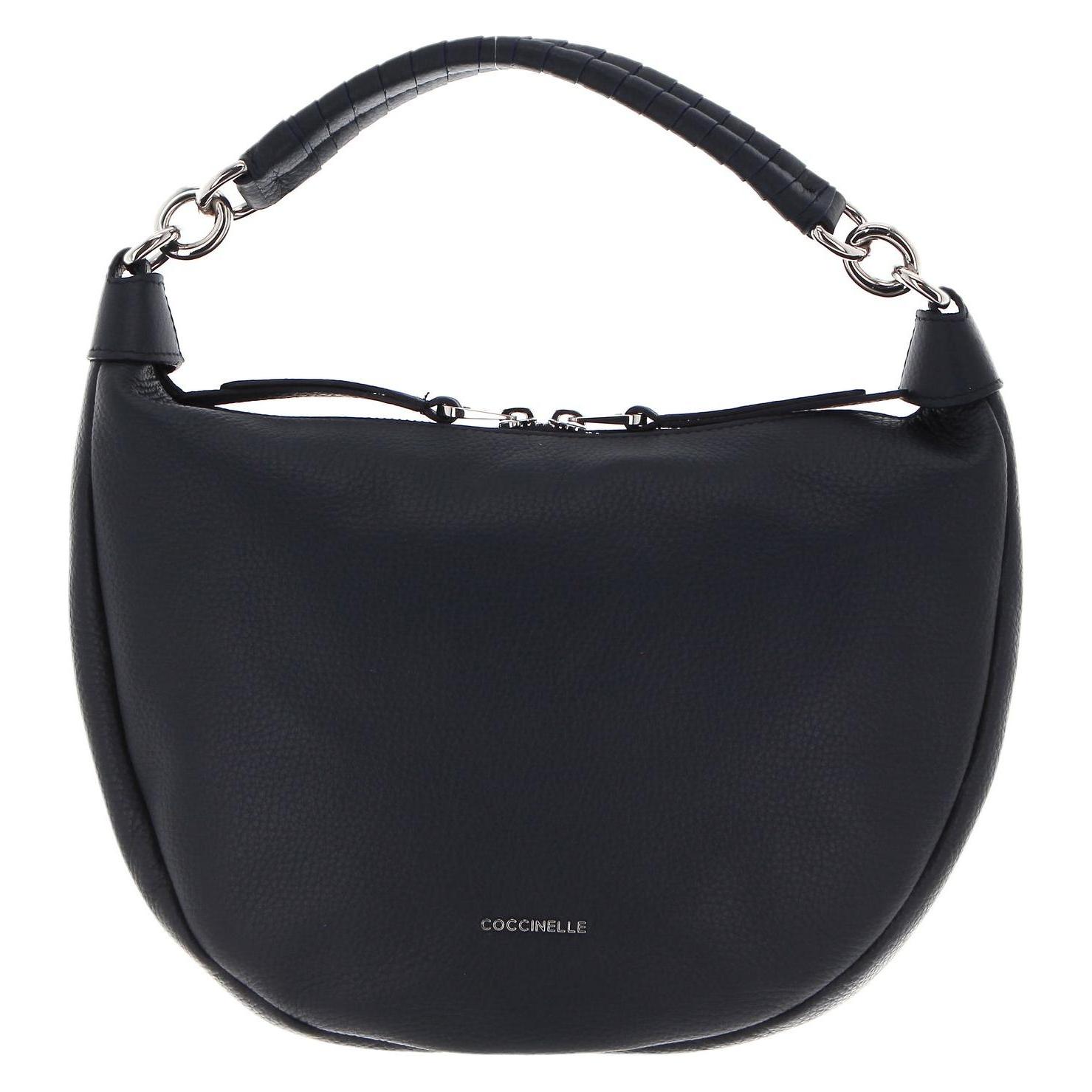 Coccinelle, Damen, Handtasche, Maelody Handbag Grained Leather, Blau