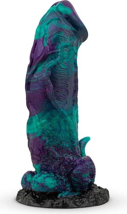 Actual product image Mythical Mates Dragonfly Dildo Purple & Green