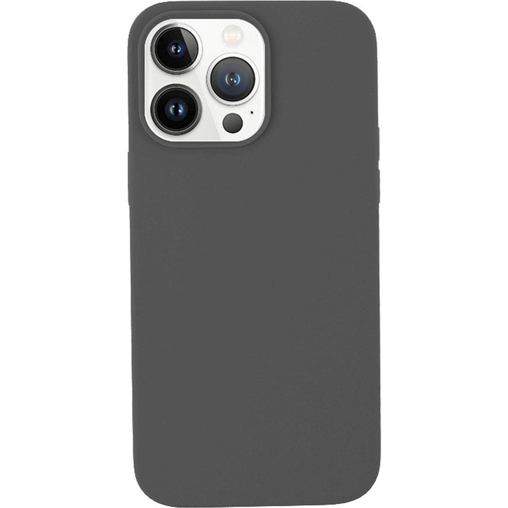 JT Berlin iPhone 14 Pro - Steglitz Silikon Case grau (Apple iPhone 14 Pro), Smartphone Hülle, Grau