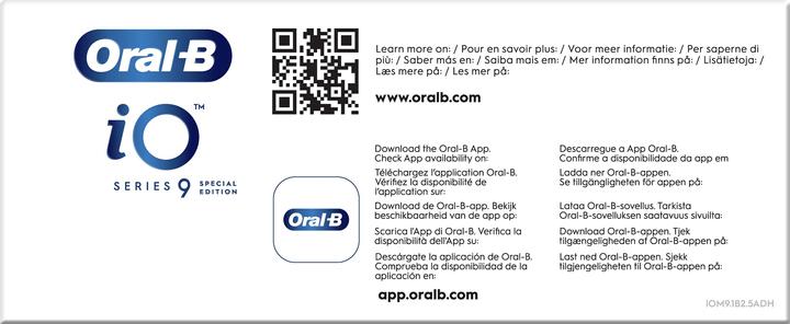 Immagine prodotto Oral-B Serie iO 9n Zwart Edizione Speciale (Spazzolino oscillante)