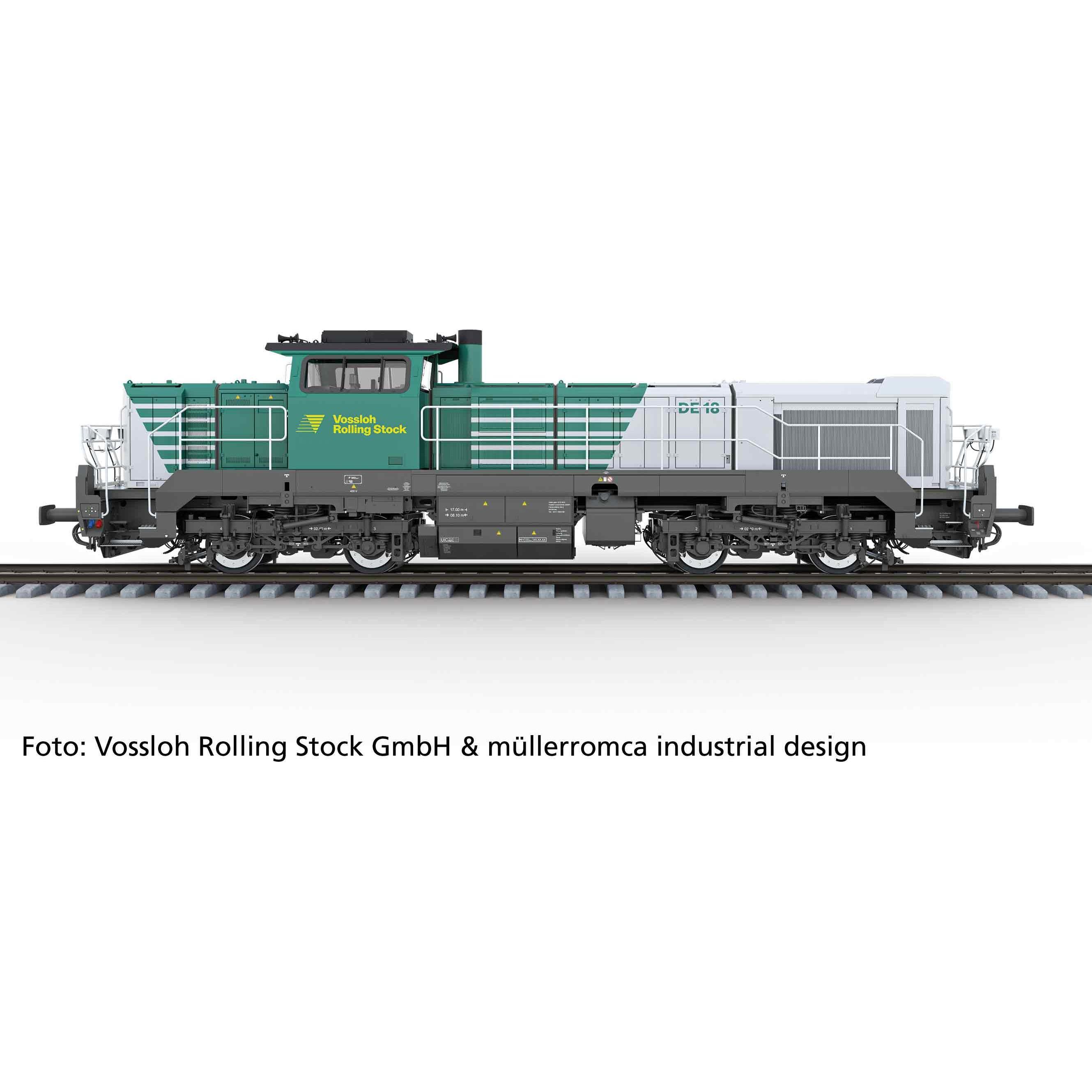 Piko AC Diesellok/Sound DE18 Vossloh Rolling Stock GmbH VI + PluX22 Dec. (Spur H0)