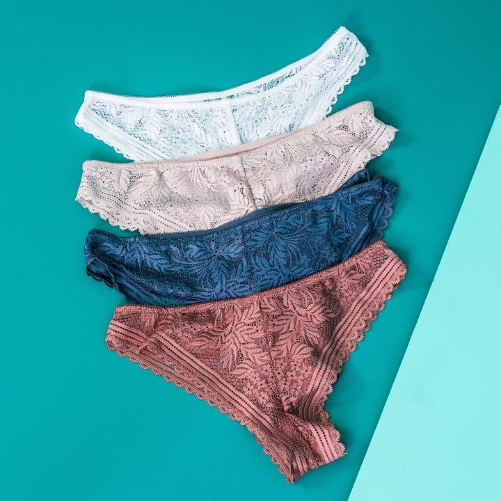 Produktbild La Redoute Collections Tanga-Slip aus Spitze (44, 46, Einzelpack)