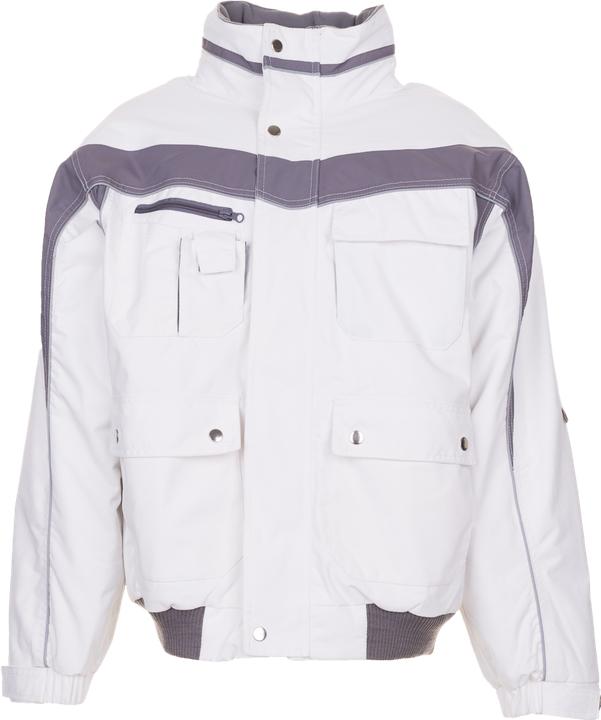 Produktbild Planam unisex Arbeitsjacke PLALINE weiss, zink Grösse M (M)