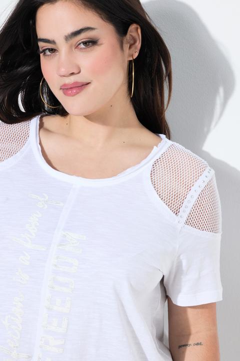 Actual product image Angel of Style T-Shirt, A-Linie, Schmucknaht, Schulter-Netz (48)