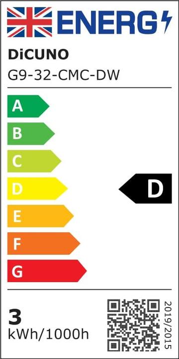 Energie-Label LS LED G9 Smart-Look (G9, 3 W, 410 lm, 1 x, D)