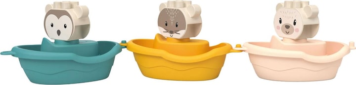 Image du produit Abrick Bateaux de bain Animaux avec arrosoir, 7 pcs.