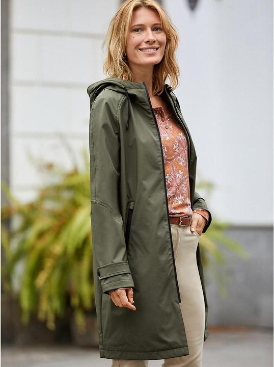 Actual product image Anne Weyburn Windcheater with hood (38)