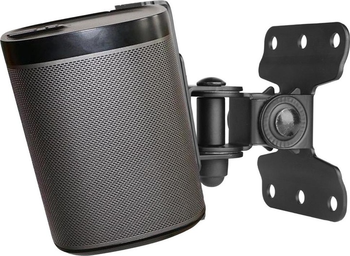 Produktbild Techly Wand Lautsprecherhalterung für Sonos Play 1, schwarz (1 Stk., Wandmontage, Drehbar, Neigbar)