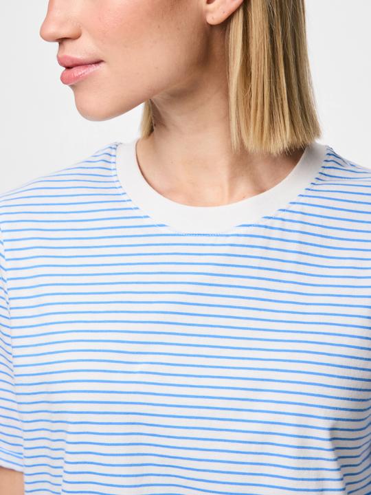Immagine prodotto Pieces Pcria Ss Fold Up Tee Stripes Noos Bc (L)
