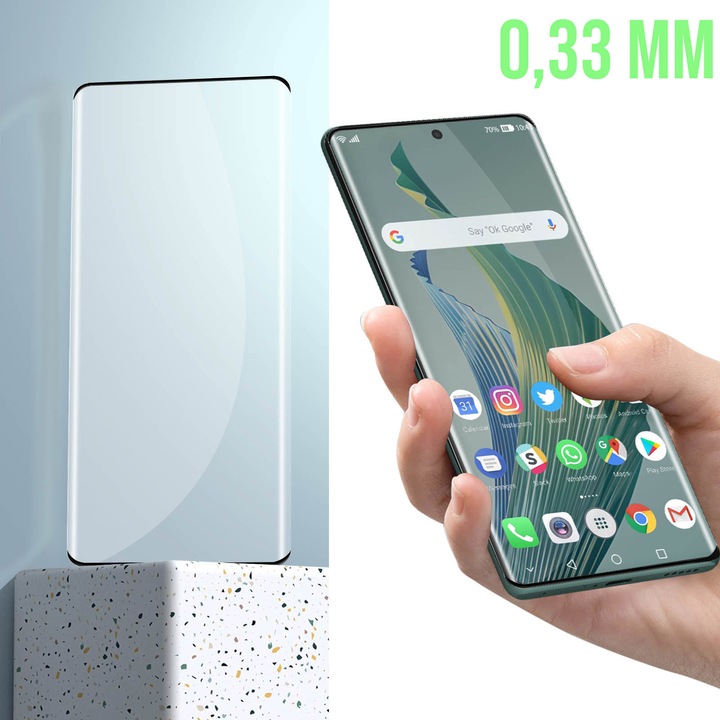 Produktbild Avizar 9H Härtegrad Glas-Displayschutzfolie (1 Stück, Honor Magic 5 Lite)