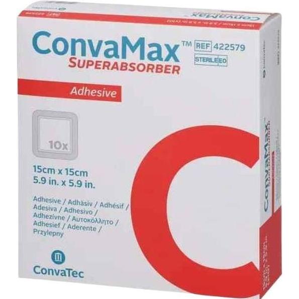 ConvaTec, Pflaster, Superabsorber 15x15cm adhäsiv (10 x)