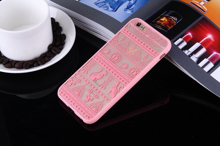 Produktbild König Design Apple iPhone 8 Plus Hülle Case Handy Cover Schutz Tasche Schutzhülle Bumper Pink (Apple iPhone 8 Plus)
