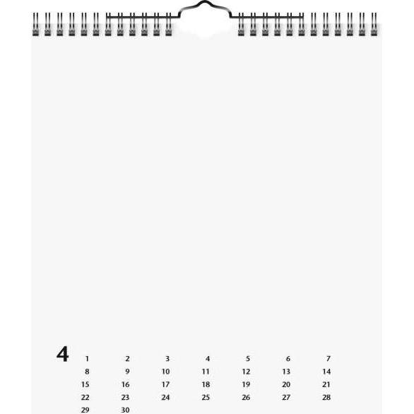 Heyda, Kalender, Kreativkalender 21,5x24cm weiss