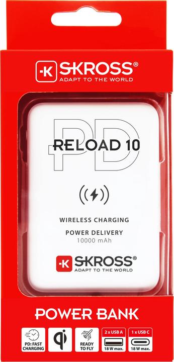 Actual product image Skross Reload 10 (10000 mAh, 18 W, 37.37 Wh)