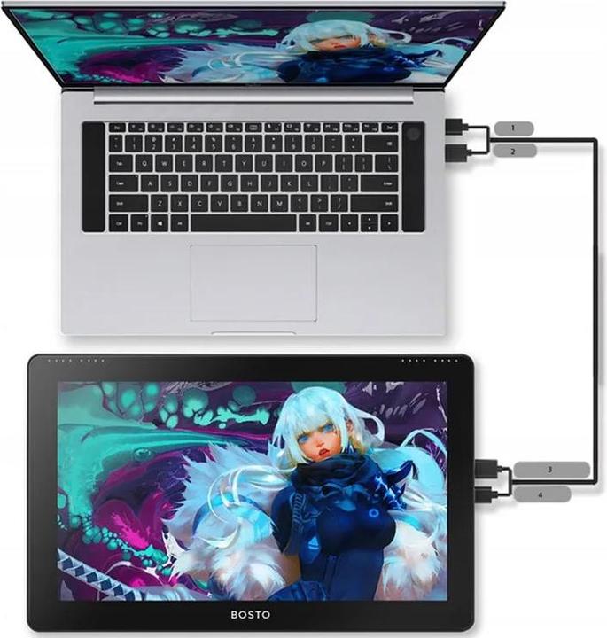 Actual product image Bosto Graphic Tablet BT-16HD (15.60", 5080 lpi)