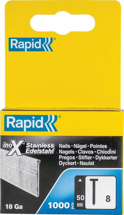 Actual product image Rapid Type 8 nails 50 mm stainless steel (1000 Piece, 50 mm)