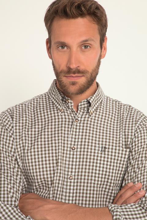 Immagine prodotto JP1880 Karohemd, Tracht, Langarm, Buttondown-Kragen, Modern Fit (4XL)