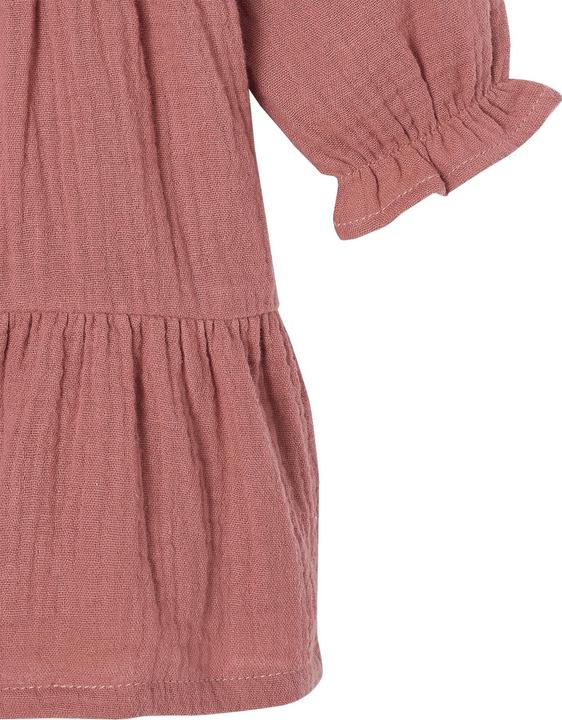 Image du produit Vertbaudet Mädchen Baby Volantkleid aus Baumwollmusselin (92)