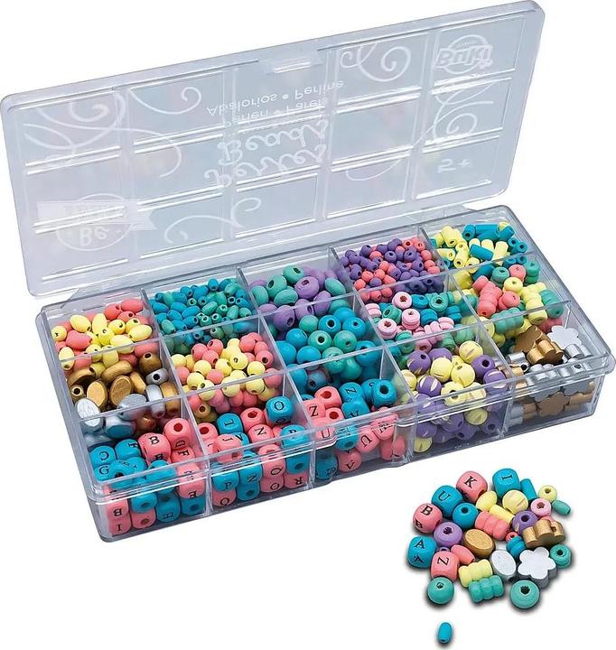 Produktbild Buki Kasten Mit Farbigen Holzperlen
