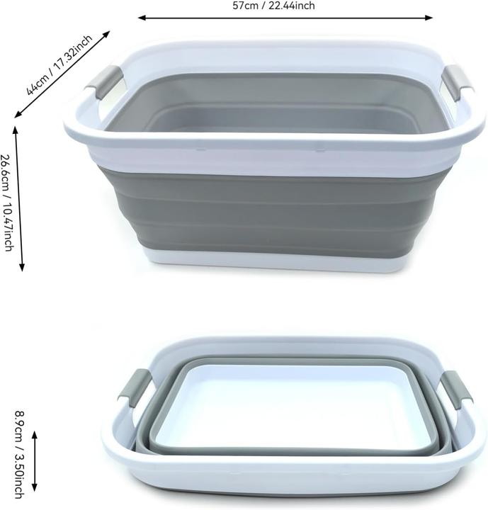 Actual product image Sammart Foldable laundry basket (41 l)