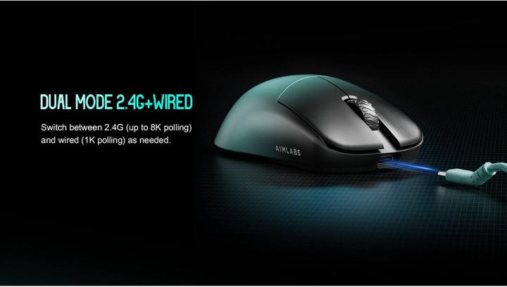 Actual product image Lamzu Maya X 8K (Cable, Wireless)