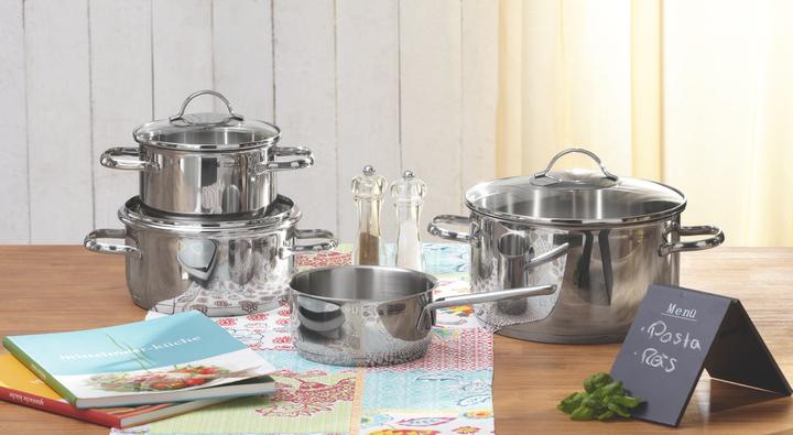Actual product image WMF Induction saucepan set 4-piece glass lid Provence Plus (24 cm, Pot, Stainless steel)
