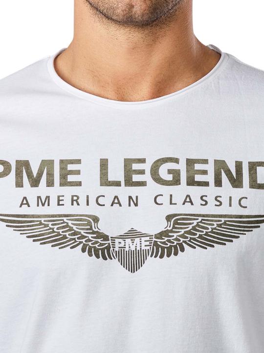 Actual product image Pme Legend T-Shirt Round Neck Printed bright white (M)