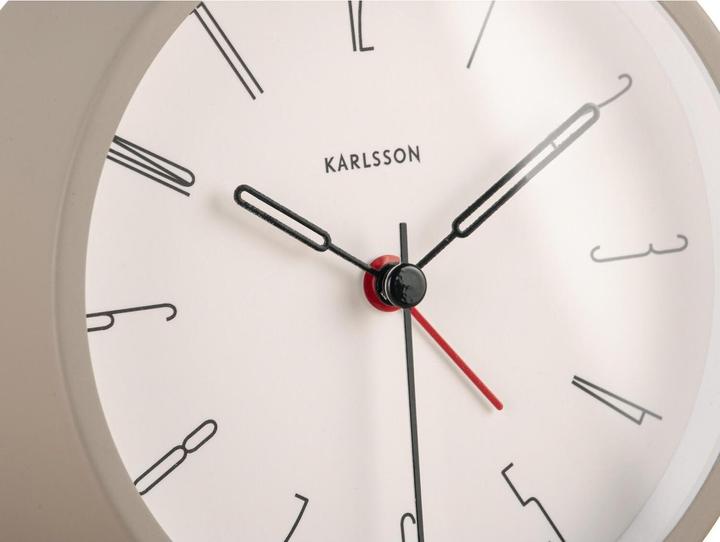 Immagine prodotto Karlsson Sveglia classica Belle Numbers 11 cm, grigio, funzioni
