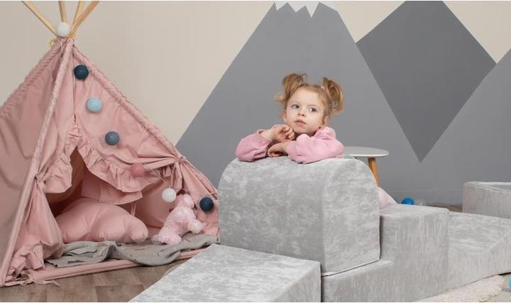 Actual product image Knorrtoys Spielblöcke soft - "Grey" (Child armchair)