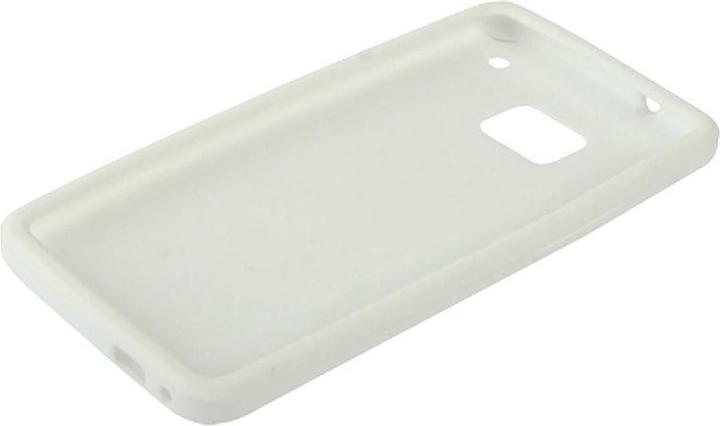 Produktbild König Design Schutzhülle Silikon Case für Handy HTC One M7 Weiss (OnePlus X)