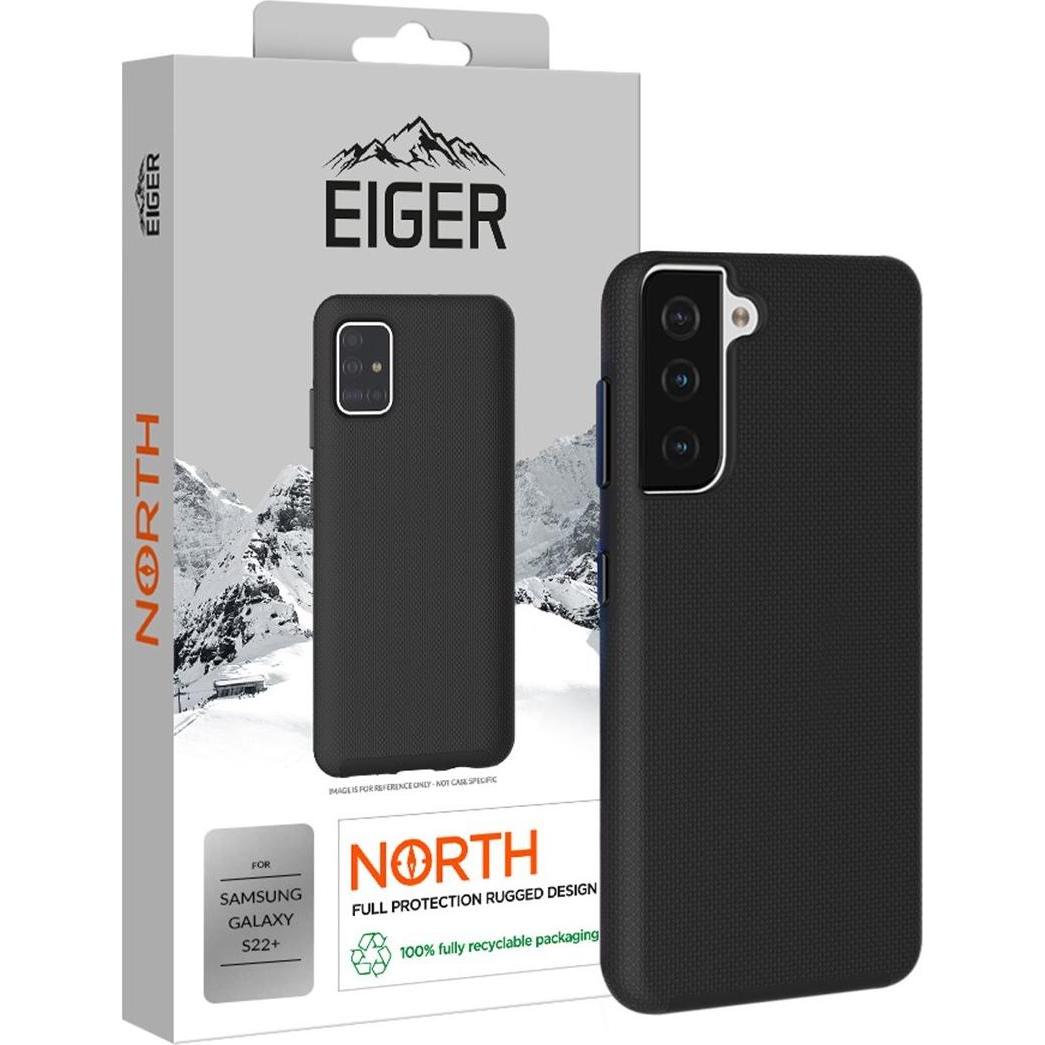 Eiger North Case (Samsung Galaxy S22+), Smartphone Hülle, Schwarz