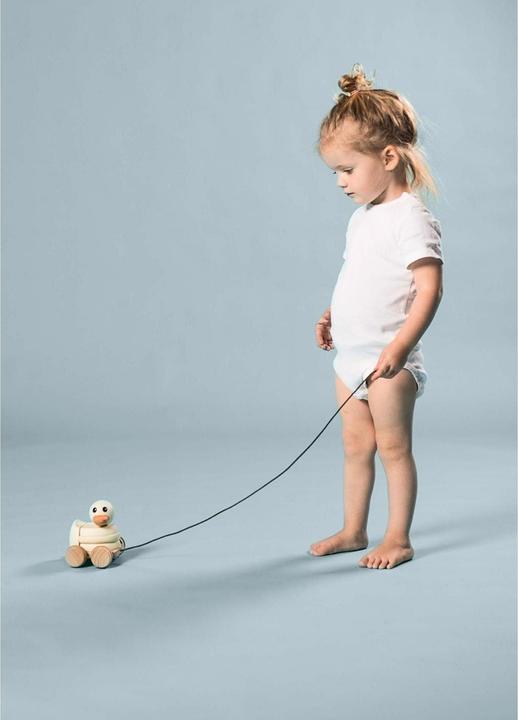 Actual product image Hevea Pull-along duck toy