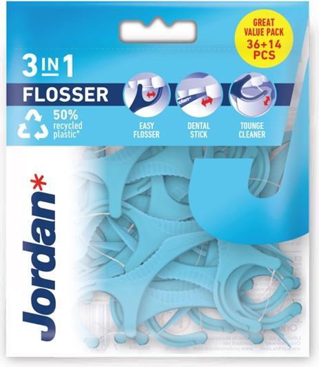 Produktbild Jordan Flosser 3in1 threadwindows 50pcs.