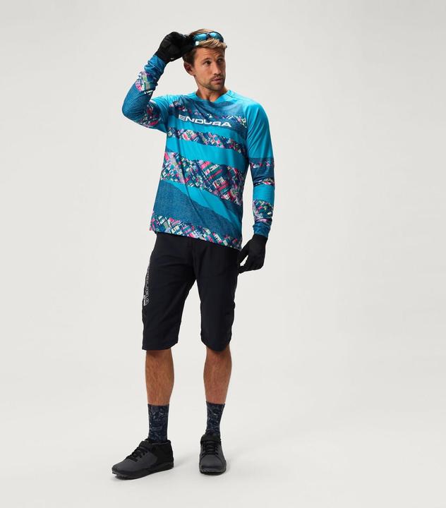 Actual product image Endura Patchwork Ltd Printed L/S Tee Bab (XXL)