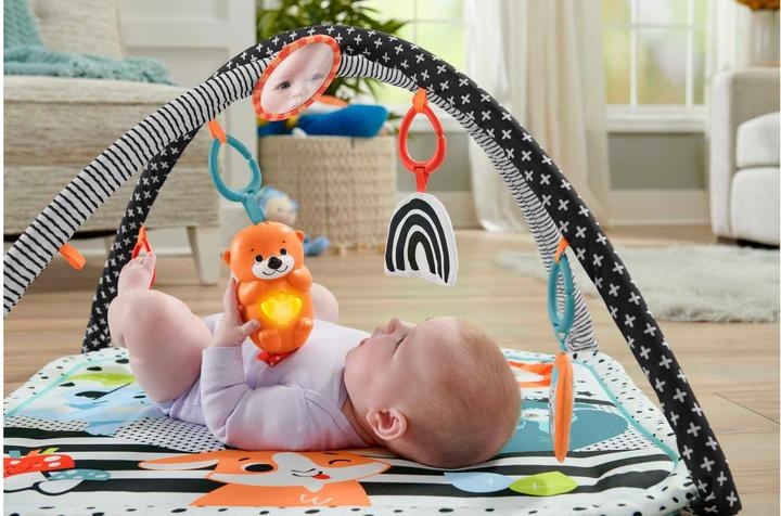 Actual product image Fisher-Price Animal Friends Contrast Play Blanket