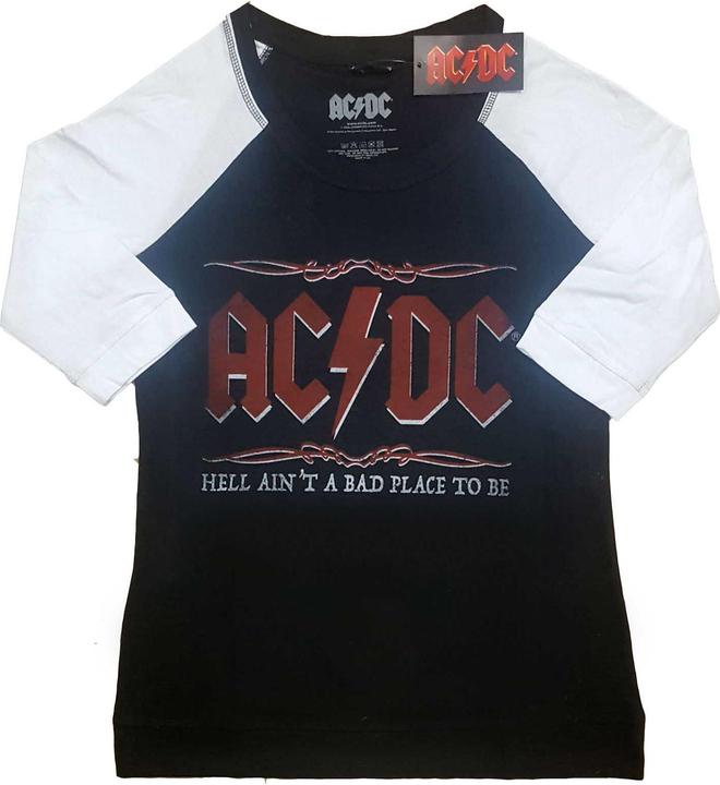 Produktbild AC/DC Hell Aint A Bad Place (Bl - W) Raglan (Girlie) (XS)