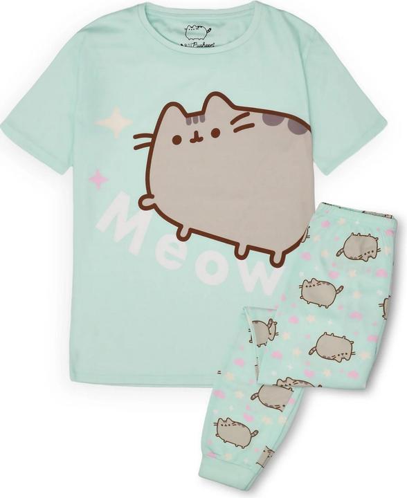 Produktbild Pusheen Meow Schlafanzug Mädchen kurzärmlig (146, 152)